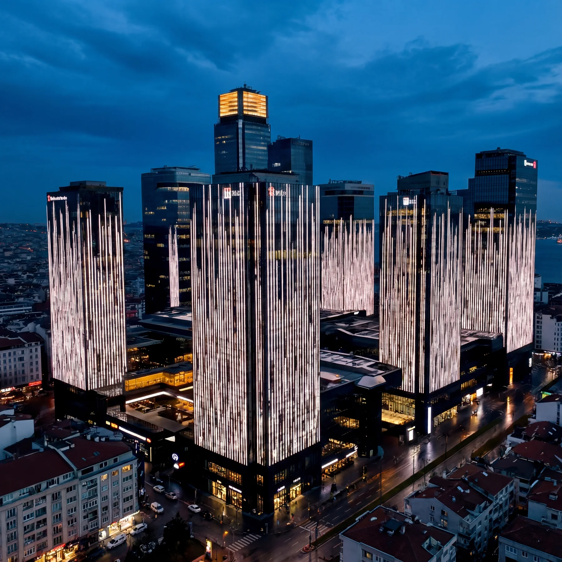 Cephe LED Aydınlatma uygulama yaklaşımı